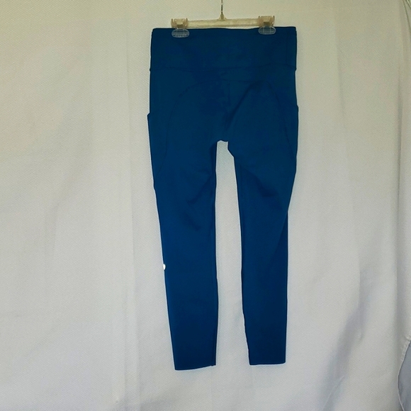 Lululemon Like NEW Swift Speed Leggings Teal Blue Size 8 - Picture 2 of 6